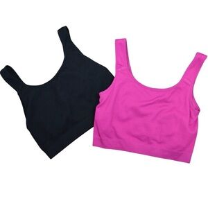 2‎ Jockey Scoopback Long Line Seamless Ribbed Band Bras, Medium